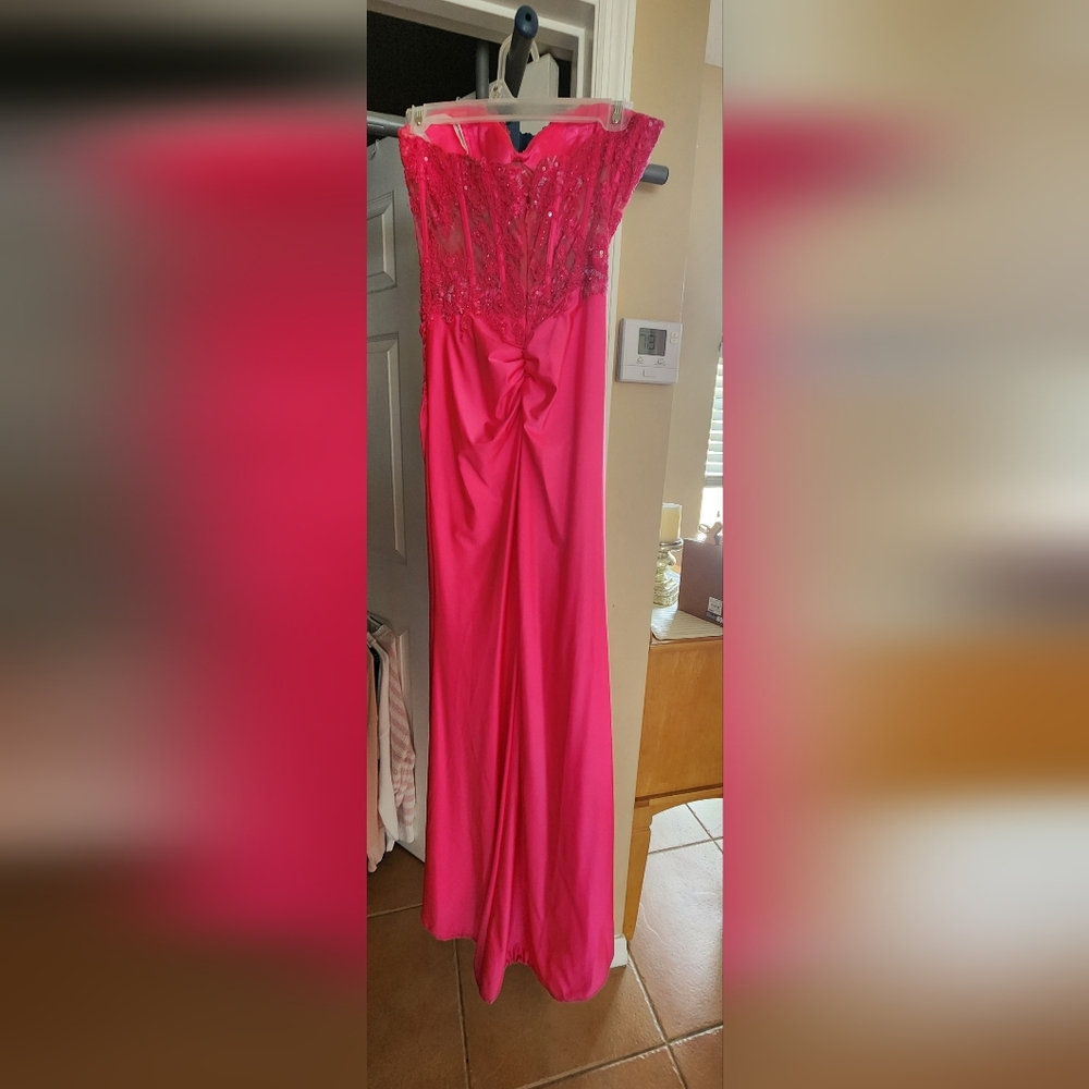 Vibrant Pink Maxi Dress